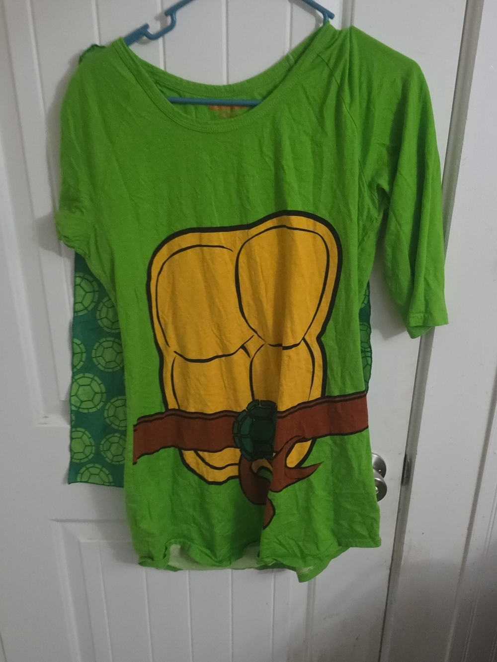 Nickelodeon Green and Yellow Teenage Mutant Ninja Turtle Costume Shirt